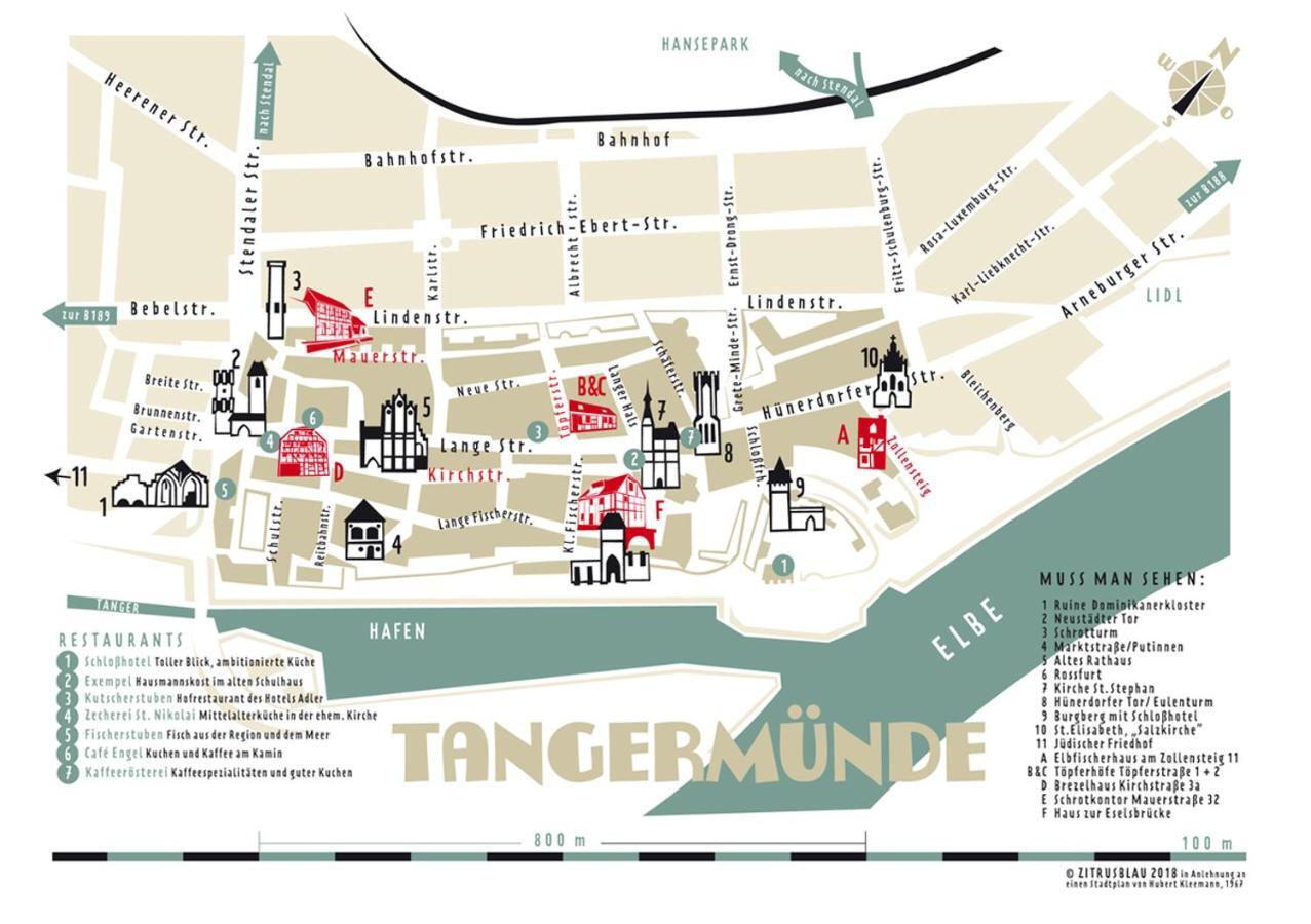 Ferienwohnung Töpferhof 1 Tangermünde Exterior foto